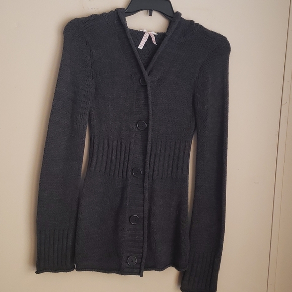 Hooded button-up Cardigan - Picture 2 of 6